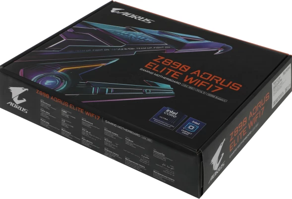 Материнская плата Gigabyte Z890 AORUS ELITE WIFI7 Soc-1851 Intel Z890 4xDDR5 ATX AC`97 8ch(7.1) 2.5Gg RAID+DP