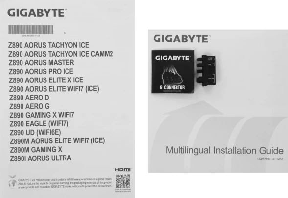 Материнская плата Gigabyte Z890 AORUS ELITE WIFI7 Soc-1851 Intel Z890 4xDDR5 ATX AC`97 8ch(7.1) 2.5Gg RAID+DP