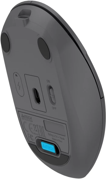 Мышь A4Tech Fstyler FG15C Air2 серый оптическая 1200dpi беспров. USB для ноутбука 3but