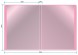 Папка с 20 прозр.вклад. Бюрократ Pastel PAST20PINK A4 пластик 0.5мм торц.карм с бум. встав розовый