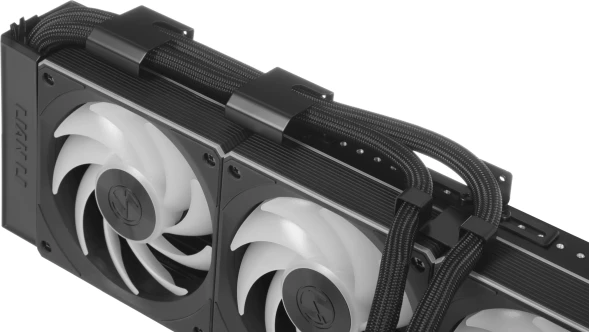 Система водяного охлаждения Lian-Li HydroShift II LCD-S 360CL ARGB Soc-AM5/AM4/1700/1851 черный 4-pin 30dB Al LCD Ret (G89.GHS2LCDS36CB.R0)
