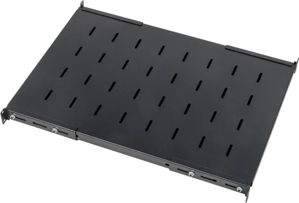 Полка стационарная Lanmaster LAN-DC-CB-S4-10/45 1U 19&amp;quot; 1070мм черный (упак.:1шт)