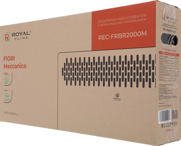 Конвектор Royal Clima Fiori Meccanico REC-FRBR2000M 2000Вт черный