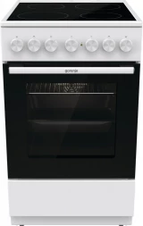Плита Электрическая Gorenje GEC5B42WG белый стеклокерамика (без крышки)