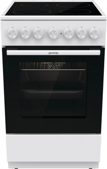 Плита Электрическая Gorenje GEC5B42WG белый стеклокерамика (без крышки)