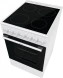 Плита Электрическая Gorenje GEC5B42WG белый стеклокерамика (без крышки)