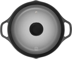 Сотейник Rondell Pacific Grey RDA-1907 4.1л. d=28см (с крышкой) графитовый
