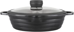 Сотейник Rondell Pacific Grey RDA-1907 4.1л. d=28см (с крышкой) графитовый