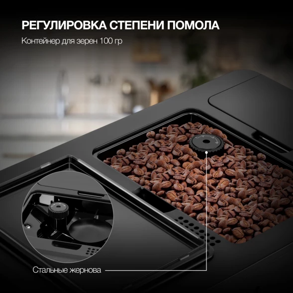 Кофемашина Hyundai HAM-4402 1350Вт черный