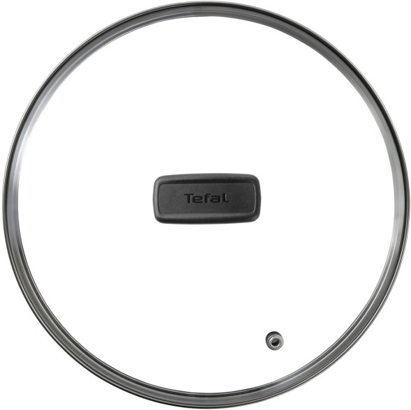 Сковорода Tefal Force 4218928 круглая 28см покрытие: Titanium ручка несъемная (с крышкой) черный (9100048323)
