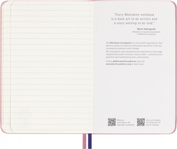 Блокнот Moleskine LIMITED EDITION SAKURA LESU07MM710NB Pocket 90x140мм обложка текстиль 160стр. линейка Momoko Sakura