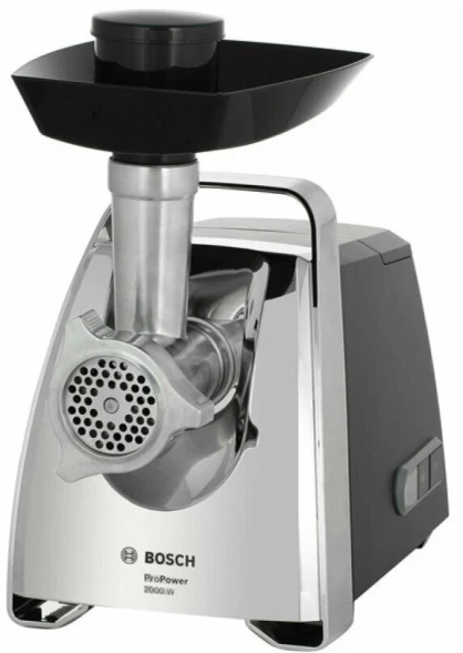 Мясорубка Bosch MFW67440 2000Вт черный/серебристый
