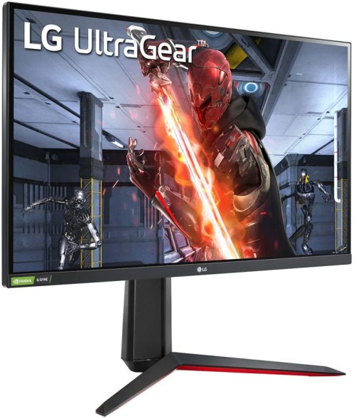 Монитор LG 27&amp;quot; UltraGear 27GN650-B черный/красный IPS LED 1ms 16:9 HDMI матовая HAS Piv 1000:1 350cd 178гр/178гр 1920x1080 144Hz G-Sync DP FHD 7.2кг