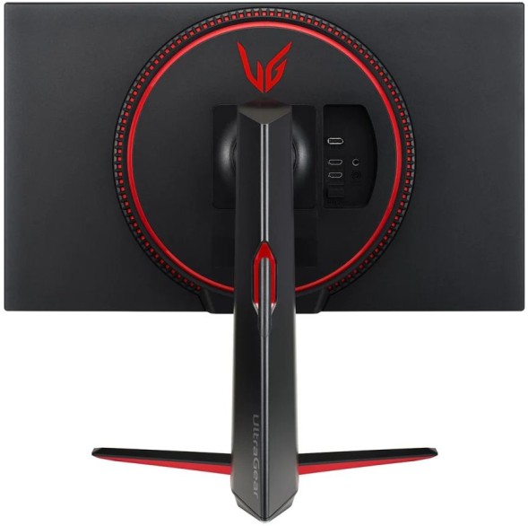 Монитор LG 27&amp;quot; UltraGear 27GN650-B черный/красный IPS LED 1ms 16:9 HDMI матовая HAS Piv 1000:1 350cd 178гр/178гр 1920x1080 144Hz G-Sync DP FHD 7.2кг