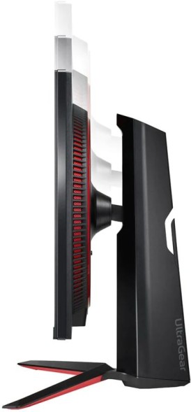 Монитор LG 27&amp;quot; UltraGear 27GN650-B черный/красный IPS LED 1ms 16:9 HDMI матовая HAS Piv 1000:1 350cd 178гр/178гр 1920x1080 144Hz G-Sync DP FHD 7.2кг