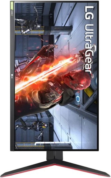Монитор LG 27&amp;quot; UltraGear 27GN650-B черный/красный IPS LED 1ms 16:9 HDMI матовая HAS Piv 1000:1 350cd 178гр/178гр 1920x1080 144Hz G-Sync DP FHD 7.2кг