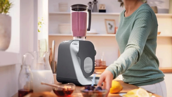 Кухонная машина Bosch MUM58359 1000Вт черный/серый