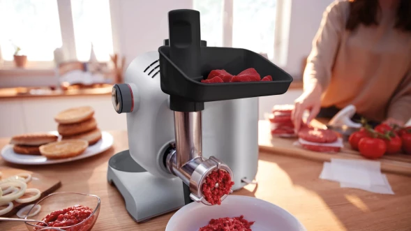 Кухонная машина Bosch MUM58359 1000Вт черный/серый
