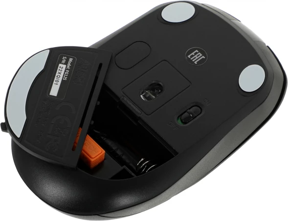 Мышь A4Tech Fstyler FG12S черный оптическая (1200dpi) silent беспроводная USB (3but)