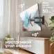 Кронштейн для телевизора Onkron NP40 черный 32&amp;quot;-65&amp;quot; макс.35кг настенный поворот и наклон
