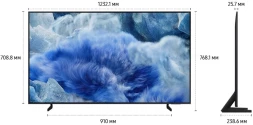 Телевизор QLED Samsung 65" QE65Q8FAAUXRU Series 9 темно-серый/черный 4K Ultra HD 60Hz DVB-T2 DVB-C DVB-S2 USB WiFi Smart TV