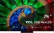 Телевизор QLED TCL 75&amp;quot; 75RM7L черный 4K Ultra HD 144Hz MEMC DVB-T DVB-T2 DVB-C DVB-S DVB-S2 USB WiFi Smart TV
