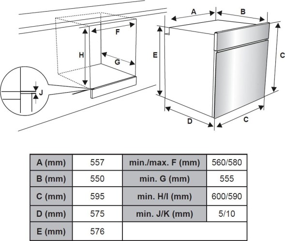 Духовой шкаф Электрический Weissgauff EOV 661 PDX нержавеющая сталь