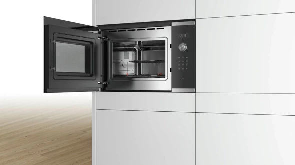 Микроволновая печь Bosch BEL554MS0 25л. 900Вт черный/нержавеющая сталь (встраиваемая)