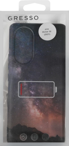 Чехол (клип-кейс) Gresso для Honor 50 Meridian черный (GR17AAAE8873)