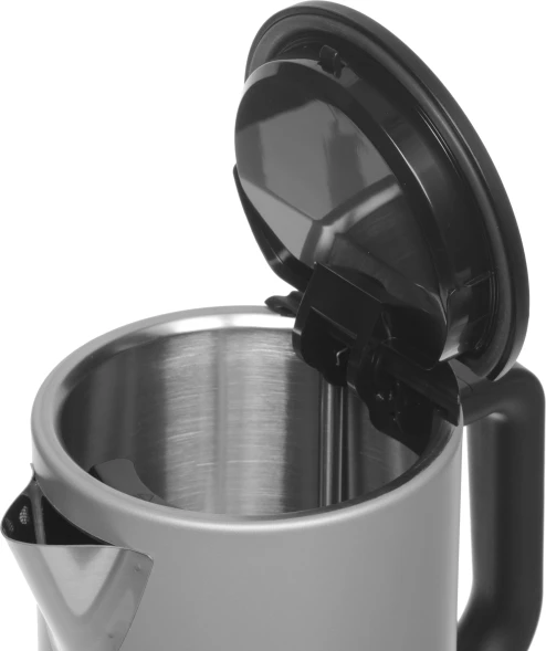 Чайник электрический Haier HK-601 1.7л. 3000Вт серебристый корпус: нерж.сталь (QA0082M00RU)