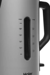Чайник электрический Haier HK-601 1.7л. 3000Вт серебристый корпус: нерж.сталь (QA0082M00RU)