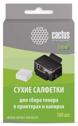 Салфетки Cactus CS-P2003E для сбора тонера 100шт сухих
