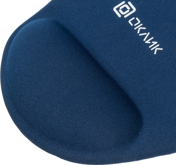 Коврик для мыши Оклик OK-RG0550-BL Мини темно-синий 220x195x20мм