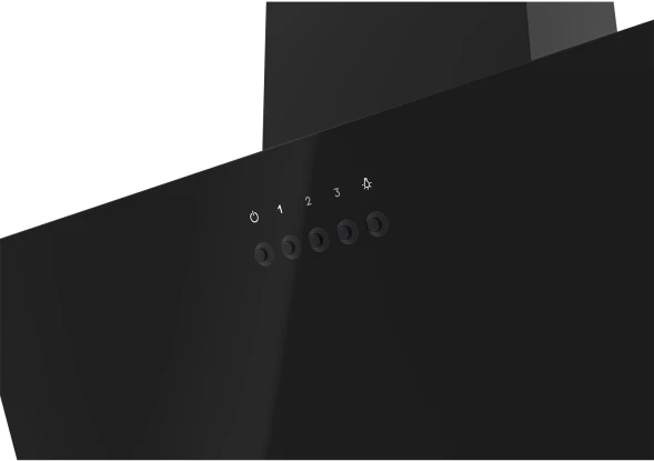 Вытяжка каминная Lex Moza 600 черный управление: кнопочное (1 мотор)