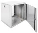 Шкаф коммутационный ЦМО ШРН-ЭКОНОМ (ШРН-Э-12.500) настенный 12U 600x520мм пер.дв.стекл 75кг серый 470мм 20.2кг 180град. 608мм