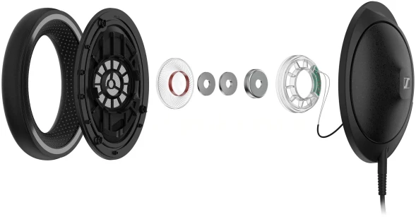 Наушники мониторные Sennheiser HD 620S 1.8м черный проводные оголовье (700401)