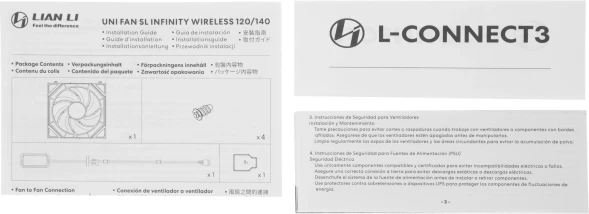 Вентилятор для корпуса Lian-Li Uni Fan SL-INF Wireless 120 ARGB 120х122.1x28 черный 4-pin 29.2дБ (G99.12SLIN1W1B.R0) Ret
