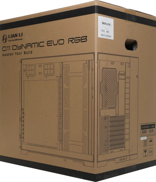 Корпус Lian-Li O11 Dynamic EVO RGB черный без БП ATX 10x120mm 9x140mm 2xUSB3.0 audio