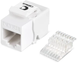 Модуль Cabeus KJ-RJ45-CAT.5E-TOOLLESS информ. Keystone RJ45 кат.5E UTP бел.