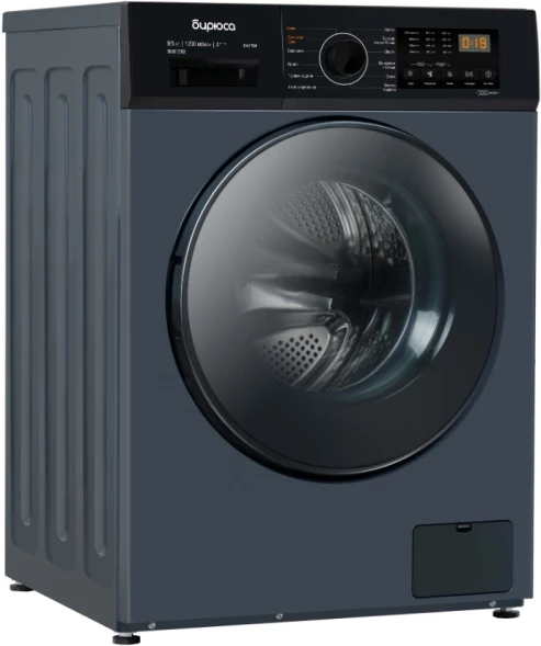 Стиральная машина Бирюса WMD-SM812/03 W класс: A+++ загр.фронтальная макс.:8кг (с сушкой) синий инвертер