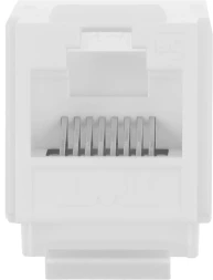 Модуль Lanmaster TWT-OK45UTP/5E-WH информ. Keystone RJ45 кат.5E UTP бел. (упак.:1шт)