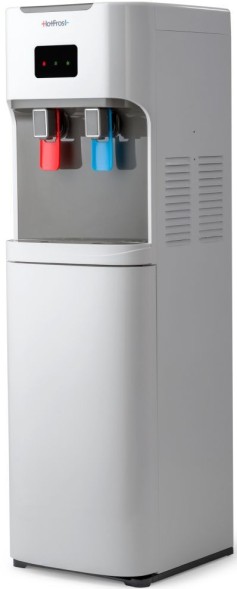 Кулер Hotfrost V115AE напольный электронный белый/серый