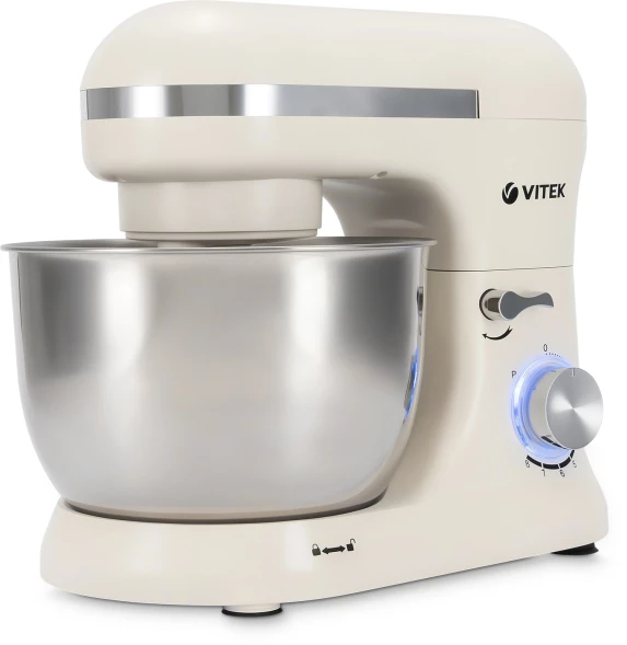Миксер планетарный Vitek VT-PM0110 1500Вт кремовый