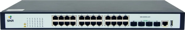 Коммутатор SNR SNR-S2989G-24TX (L2+) 24x1Гбит/с 4SFP+ управляемый