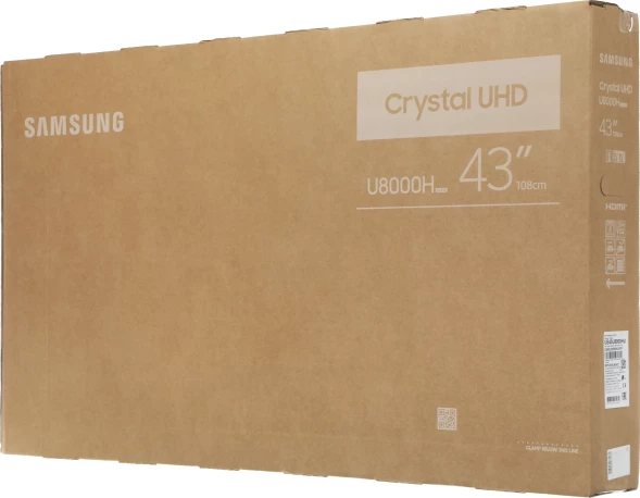 Телевизор LED Samsung 43&amp;quot; UE43U8000HUXPY черный/серый 4K Ultra HD 60Hz DVB-T2 DVB-C DVB-S2 USB WiFi Smart TV