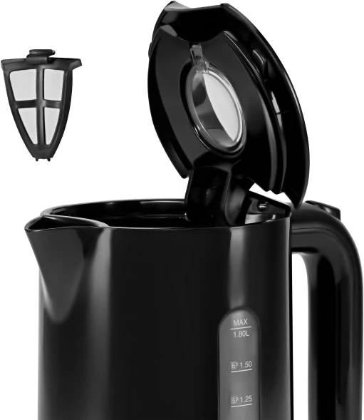 Чайник электрический Polaris PWK 1803C 1.8л. 2200Вт черный корпус: пластик