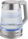 Чайник электрический Haier HK-501 1.7л. 2400Вт серый корпус: стекло/пластик (TD0036930RU)