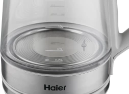 Чайник электрический Haier HK-501 1.7л. 2400Вт серый корпус: стекло/пластик (TD0036930RU)