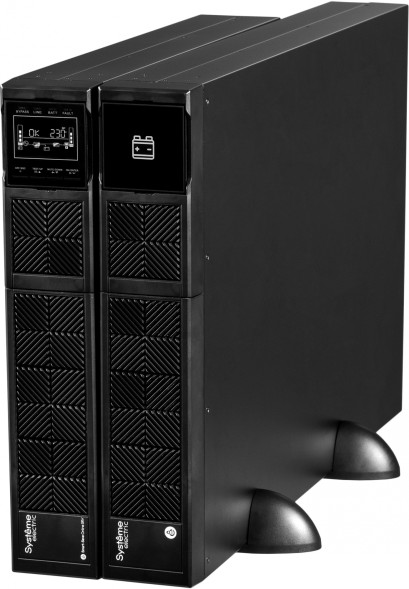 Источник бесперебойного питания Systeme Electriс SRV SRVSE6KRTXLI4U 5400Вт 6000ВА черный