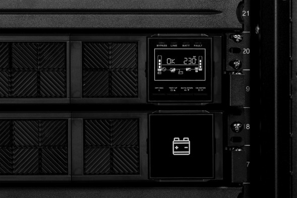 Источник бесперебойного питания Systeme Electriс SRV SRVSE6KRTXLI4U 5400Вт 6000ВА черный